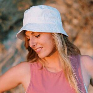 Zyia White Bucket Hat